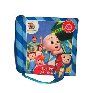 CoComelon Fun Day School Soft Plush Interactive‎ Musical Book Batteries Included